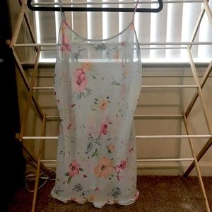 Victoria’s Secret Sheer Floral Ruffle Cami